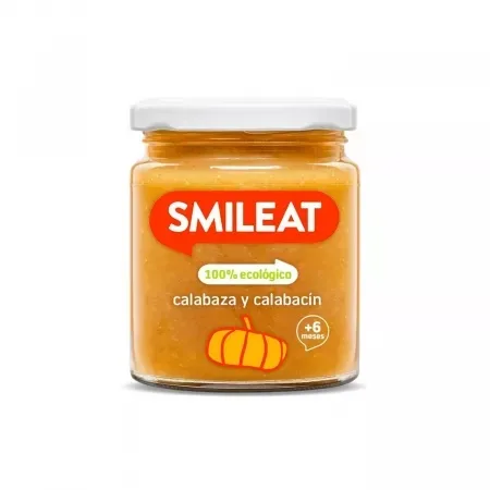 Piure Bio de legume cu dovleac, dovlecel si ulei de masline +6 luni, 230 g – Smileat — preț și oferte
