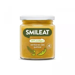 Piure Bio de legume cu quinoa si ulei de masline +6 luni, 230 g – Smileat