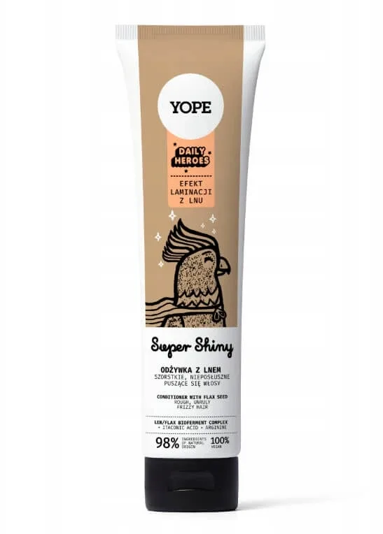 Yope Balsam Super Shiny cu semințe de in, 170 ml — preț și oferte