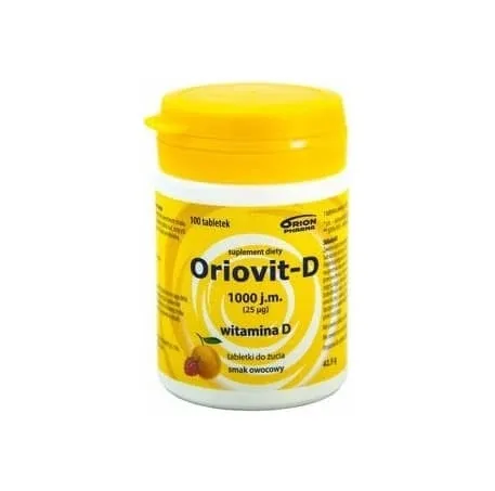 Oriovit-D 1000 UI, 100 comprimate Orione — preț și oferte
