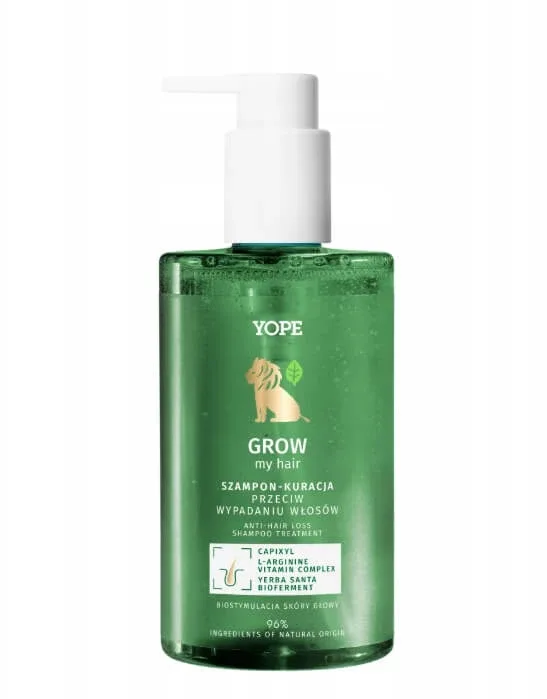 Yope Grow my Hair Shampoo-Cura împotriva căderii părului 96%, 300 ml — preț și oferte