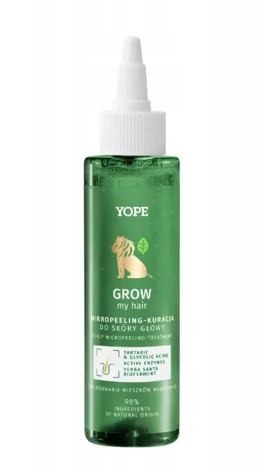 Yope Grow my Hair Micropeeling tratament pentru scalp 98%, 115 ml — preț și oferte