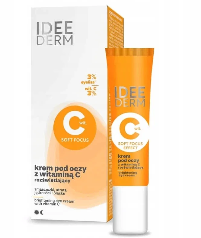 Idee Derm Cremă de ochi iluminatoare cu vitamina C, 15 ml — preț și oferte