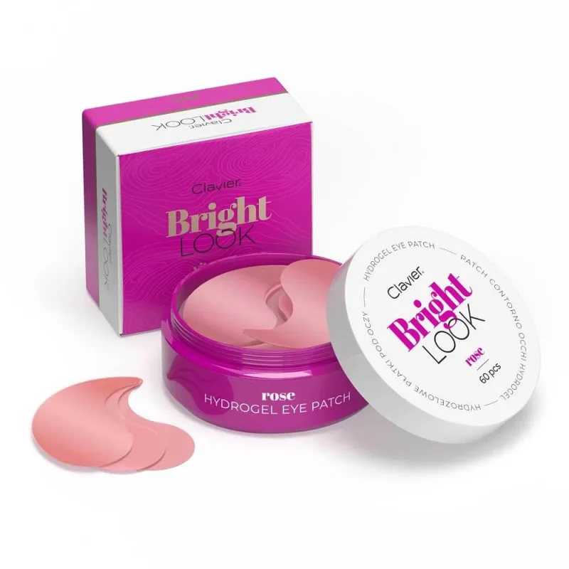 Clavier Bright Look Pads hidrogel pentru ochi Rose, 60 buc — preț și oferte