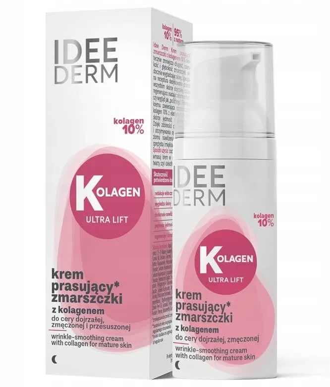 Idee Derm Crema de presare a ridurilor cu colagen 10%, 50 ml — preț și oferte