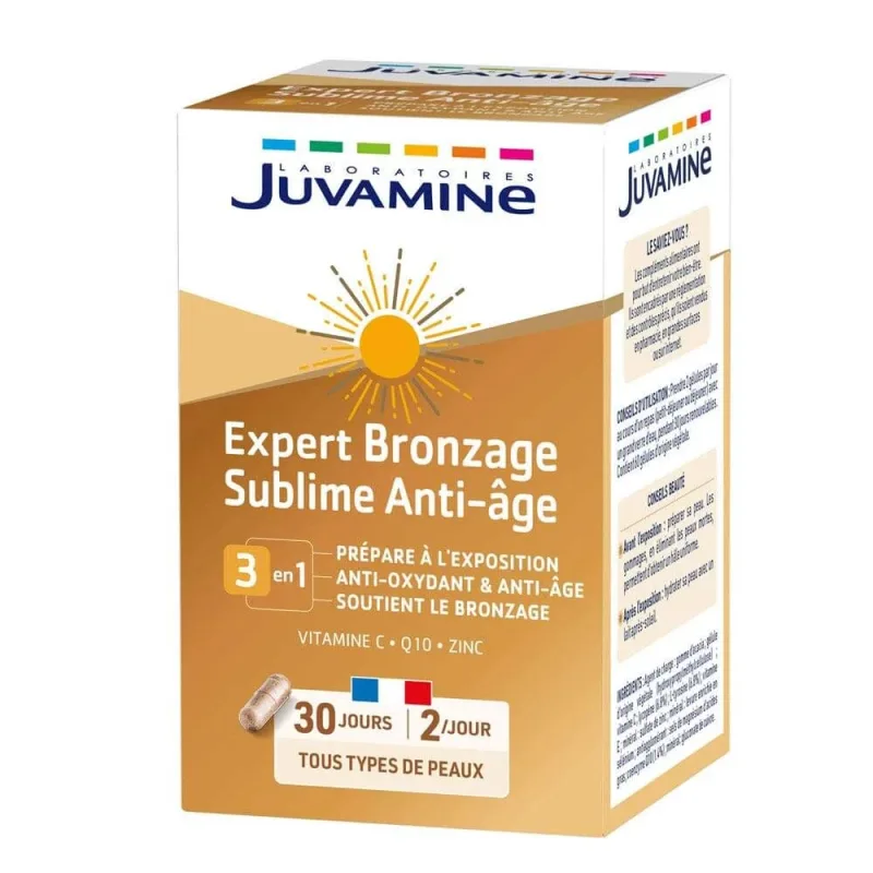 Juvamine Sublime Tanning Expert 60 capsule — preț și oferte