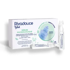 Rivadouce Ser fiziologic Round Point sugari, copii și adulți 30 monodoses 5 ml
