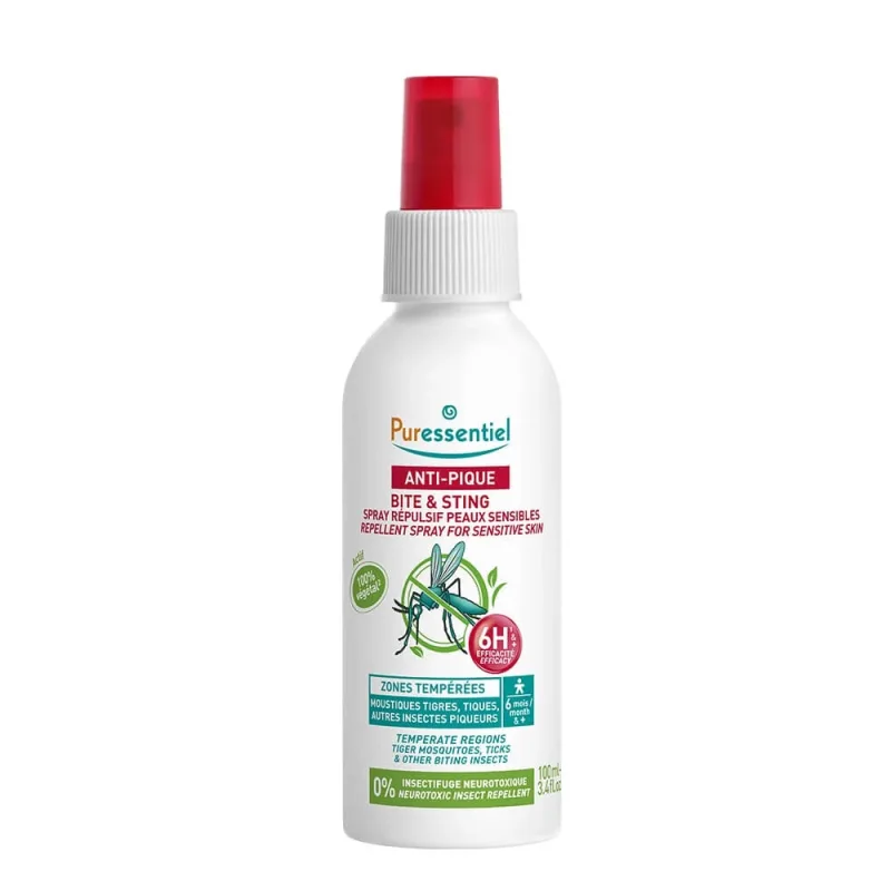 Puressentiel SOS Insect Repellent Spray Famille Zone Temporali 100ml — preț și oferte