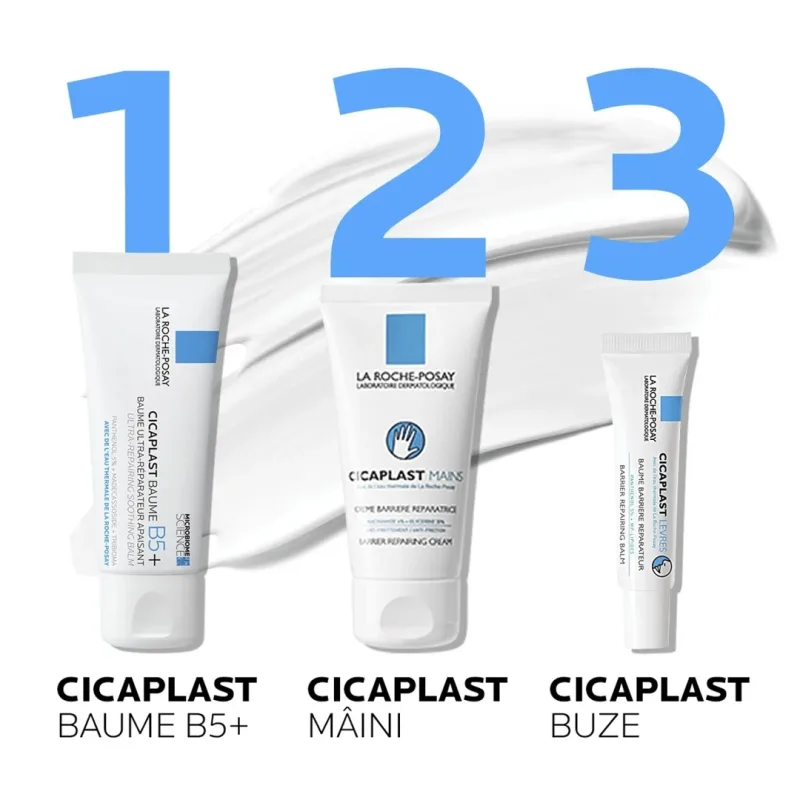 Pachet Cicaplast – Tratament Reparare Piele Uscata, Maini si Buze | La Roche-Posay LA ROCHE POSAY — preț și oferte