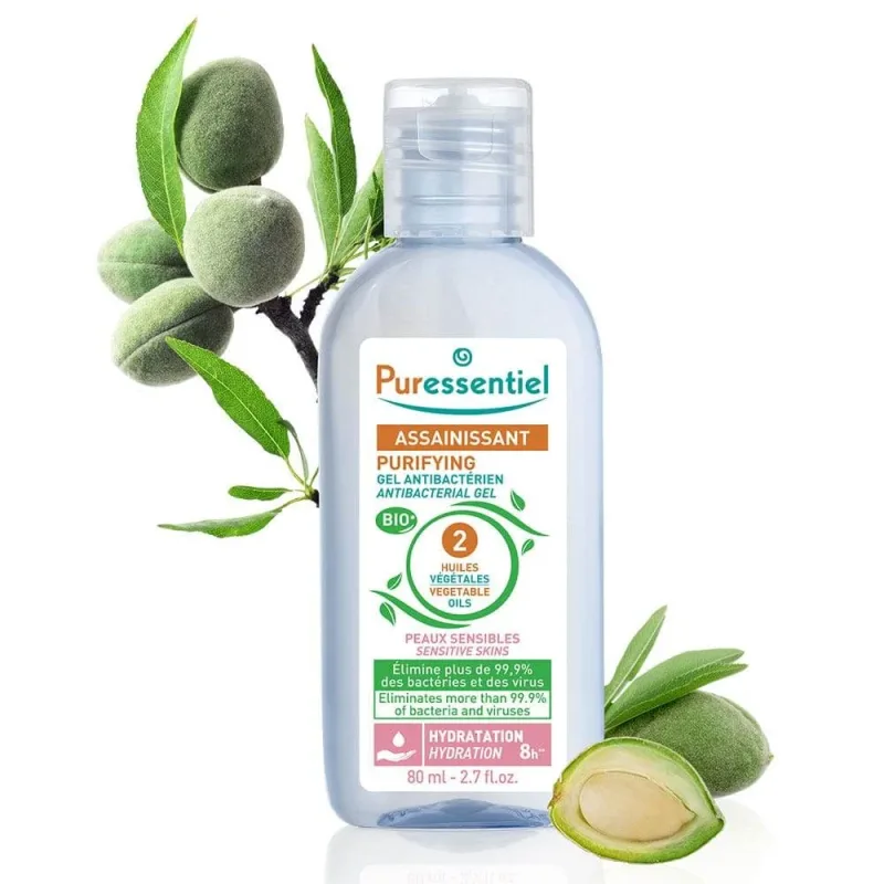 Puressentiel Gel antibacterian purificator piele sensibilă 80ml — preț și oferte