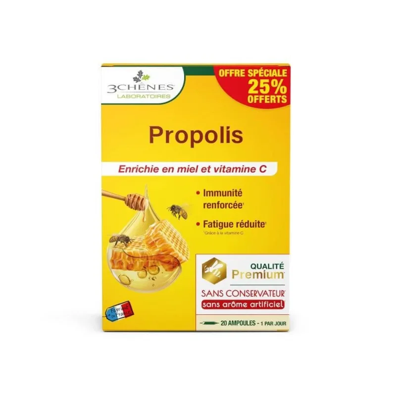 3 Chênes Propolis 10 fiole de 10ml — preț și oferte