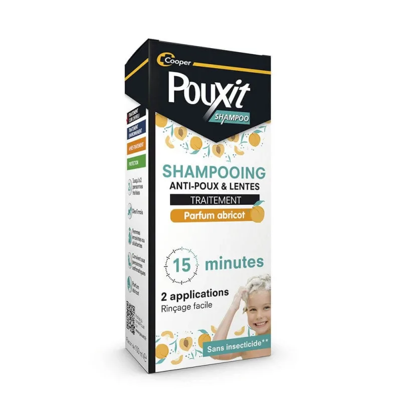 Șampon Pouxit Anti-Lice și tratament pentru unghii Parfum de caise 100ml — preț și oferte