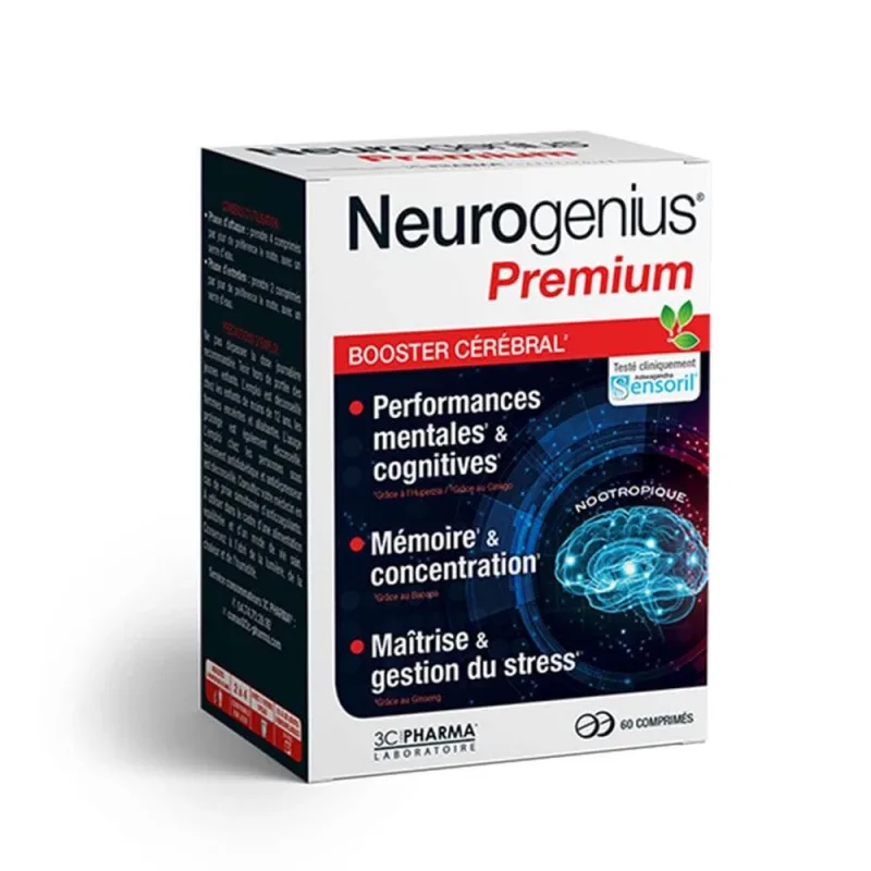 3C Pharma Neurogenius NEUROGENIUS® Premium 60 comprimate — preț și oferte