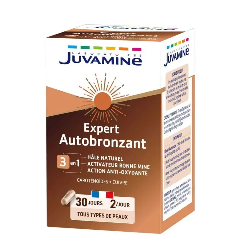 Juvamine Expert AutoBronz 60 capsule — preț și oferte