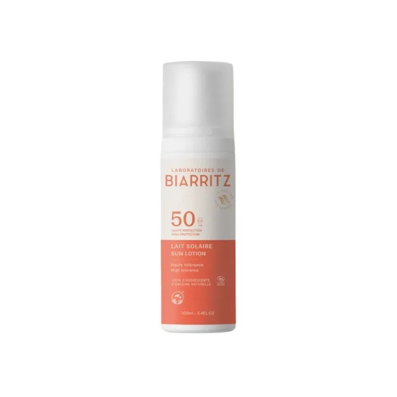 Laboratoires De Biarritz Suncare Products Lapte organic de protecție SPF50 Ideal pentru pielea uscată 100ml — preț și oferte