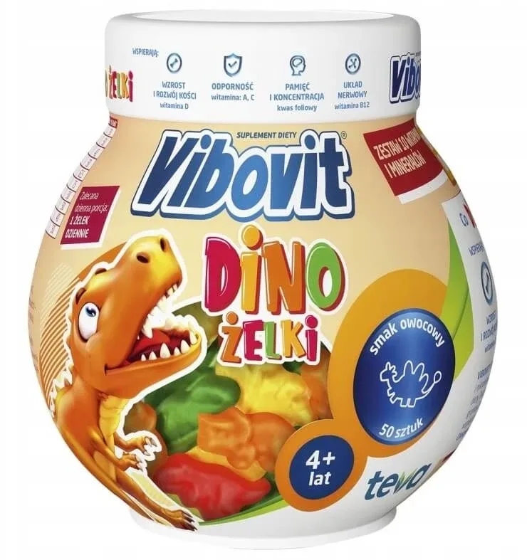 Vibovit Dino Gels, 50 bucăți TEVA PHARMACEUTICALS — preț și oferte