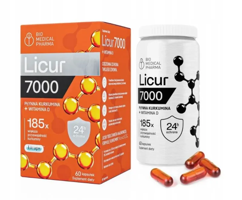 Licur 7000 + Vitamina D, 60 capsule Bio Medical — preț și oferte