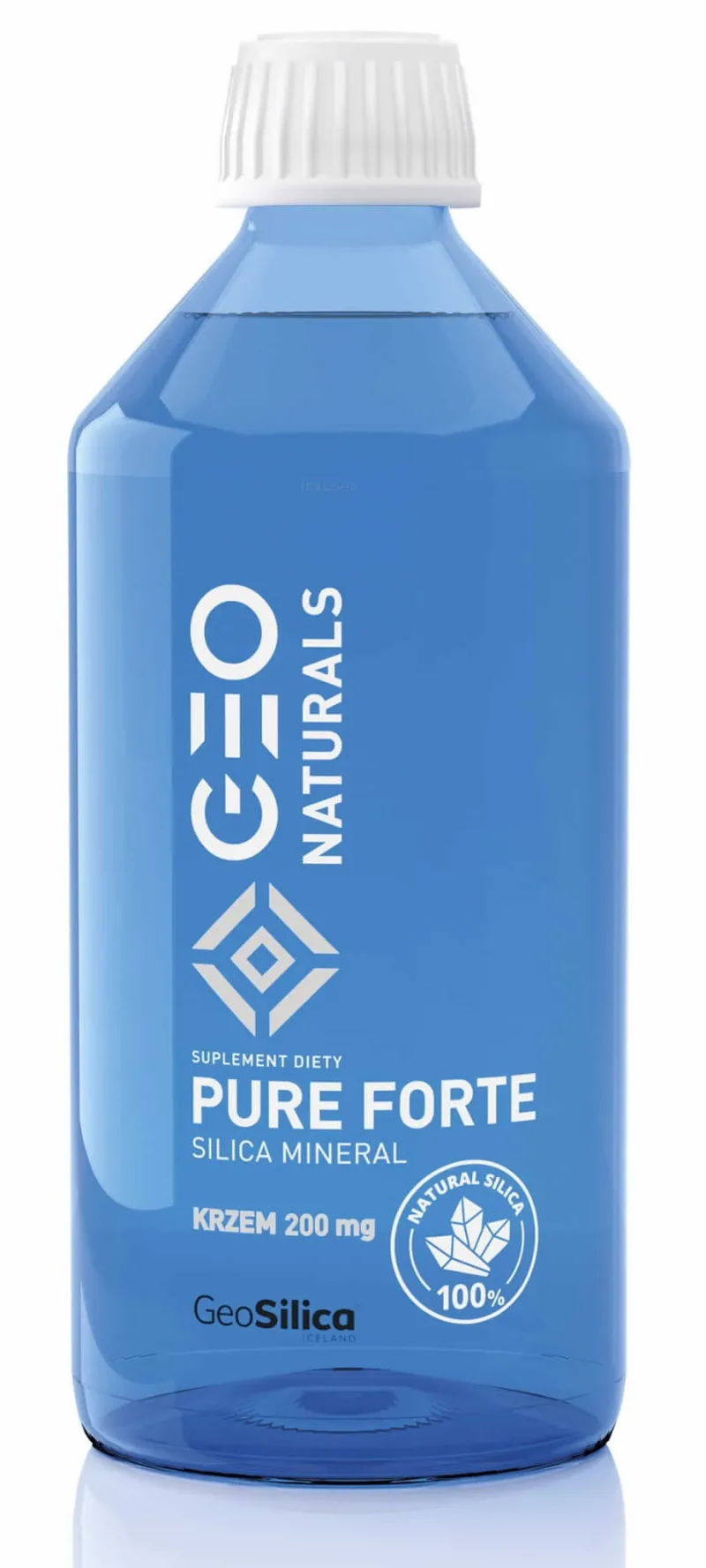 Geonaturals Pure Silica Forte - Silicon Forte 200 mg (500 ml) MedicaLine — preț și oferte