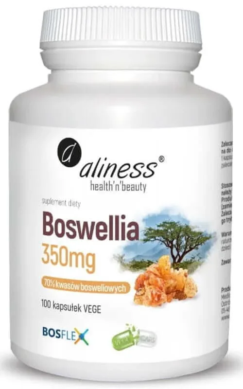 Boswellia 350mg (70%/10%) 100 capsule Aliness — preț și oferte