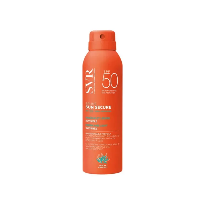 Svr Sun Secure Luce Invisible, Bruma fresca SPF50+ - Luce Invisible, Bruma fresca SPF50+ - Luce Invisible, Bruma fresca SPF50 200 ml SVR LABORATORIES — preț și oferte