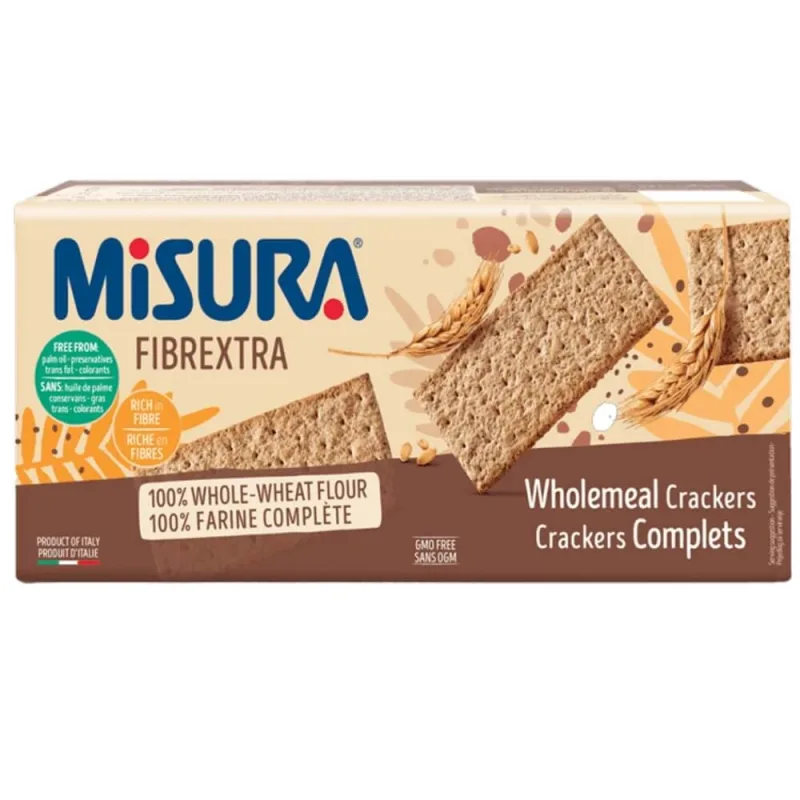 Crackers integrali, 385 g, Misura — preț și oferte