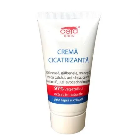 Crema cicatrizanta pentru piele aspra si crapata, 50 ml, Ceta Sibiu — preț și oferte