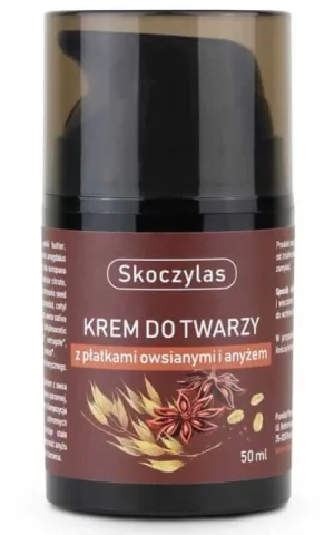 Skoczylas Cremă de față cu fulgi de ovăz și anason 50 ml