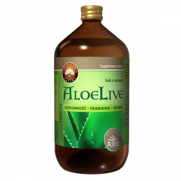 Laboratoria Natury AloeLive, Suc de aloe vera, 1000 ml — preț și oferte
