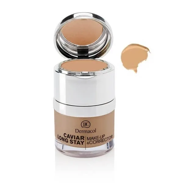 Dermacol Caviar Long Stay Face Primer cu anticearcăn 02 Fair, 30 ml — preț și oferte
