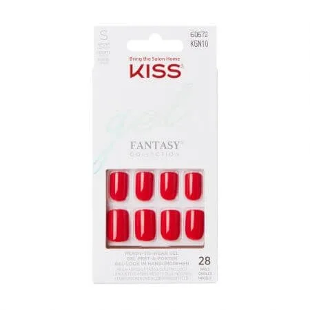 Unghii false Gel Fantasy Color, Whatever Short Squoval, Kiss — preț și oferte