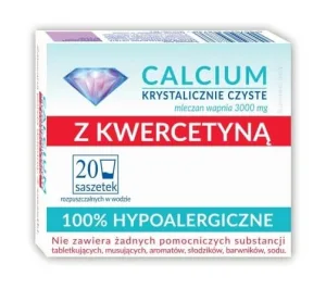 Calcium Crystal Clear cu Quercetin, 20 pliculețe