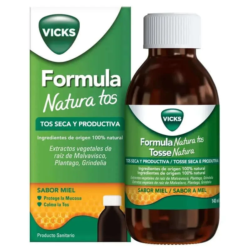 Vicks Formula Natura Tuse uscată și productivă pentru adulți 140ml — preț și oferte