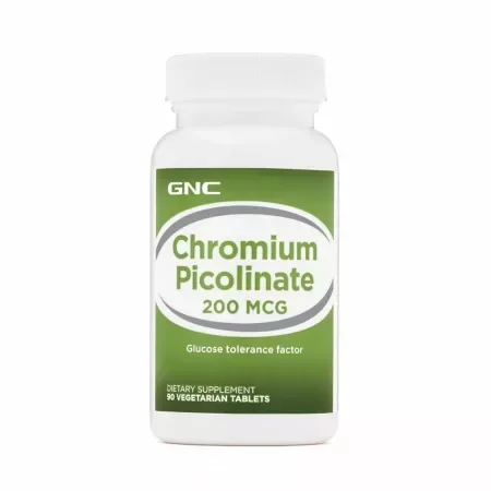 GNC Crom Picolinat 200 mcg – 90 Tablete — preț și oferte