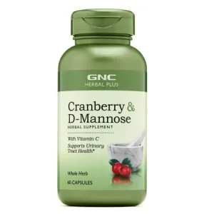 GNC Herbal Plus Merisor si D-Manoza + Vitamina C – 60 Capsule
