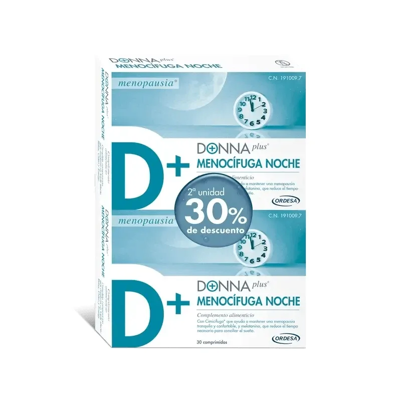Ordesa Donna Plus+ DUPLO Menocifuga NOCHE 2x30 tablete — preț și oferte