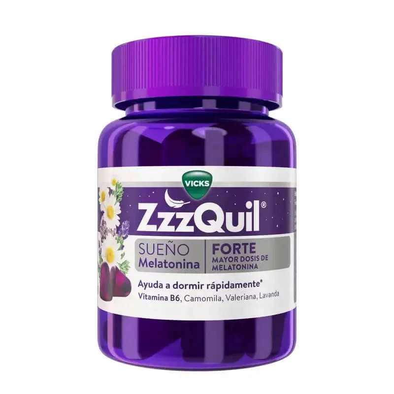 Vicks ZzzQuil FORTE 1.9mg 30 Gummies Forest Berry Flavour — preț și oferte