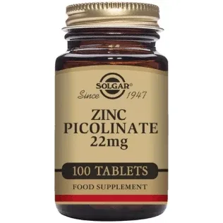 Solgar Zinc picolinat 22mg 100 tablete — preț și oferte