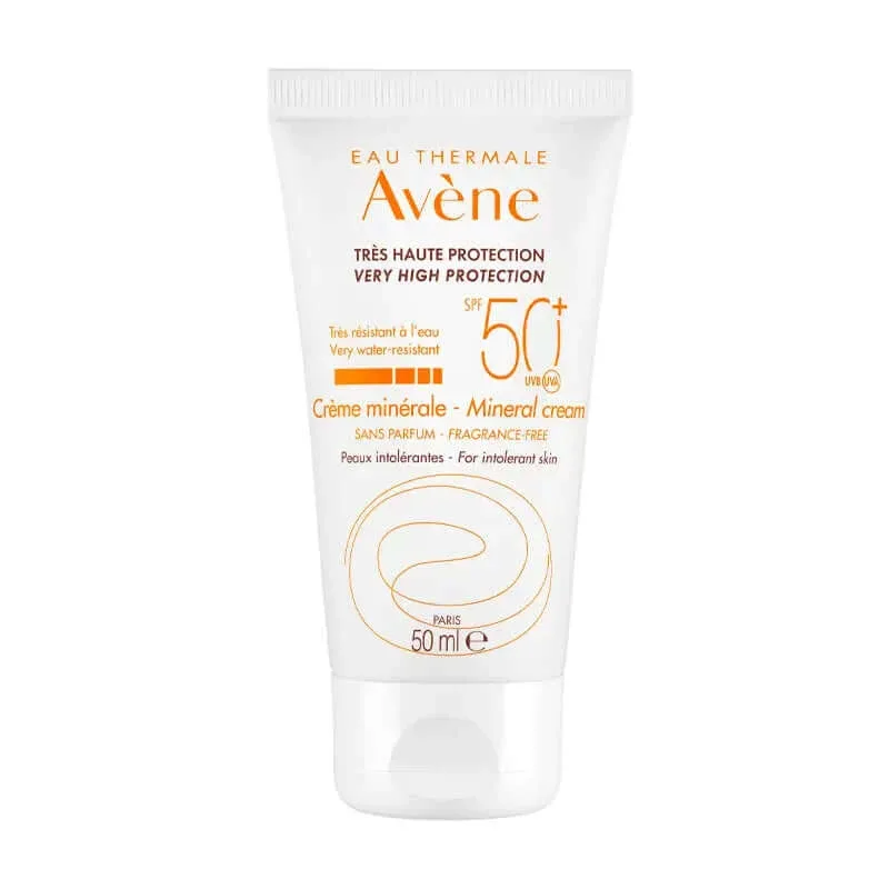 Avene Sunscreen Cremă cu filtru fizic SPF50, 50ml — preț și oferte