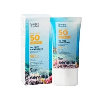Sensilis Sensitive Skin Matt Gel SPF50 Invisible 40 ml — preț și oferte