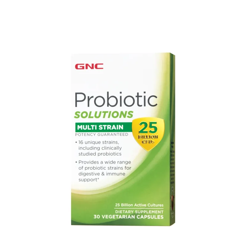 GNC Probiotic Solutions Multi Strain 25 Miliarde UFC, 30 capsule — preț și oferte