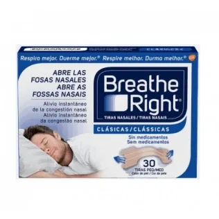Breathe Right benzi nazale clasice mici-medii 30 unități — preț și oferte