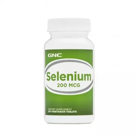 GNC Seleniu 200 mcg, 100 Tablete — preț și oferte