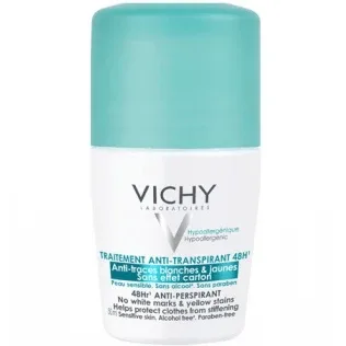 Vichy Antiperspirant Deodorant 48h Anti-gălbui pete albe fără efect rezidual 50 ml — preț și oferte