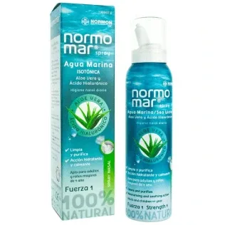 Normomar Spray nazal apă de mare Aloe Vera și acid hialuronic 120ml Normon — preț și oferte
