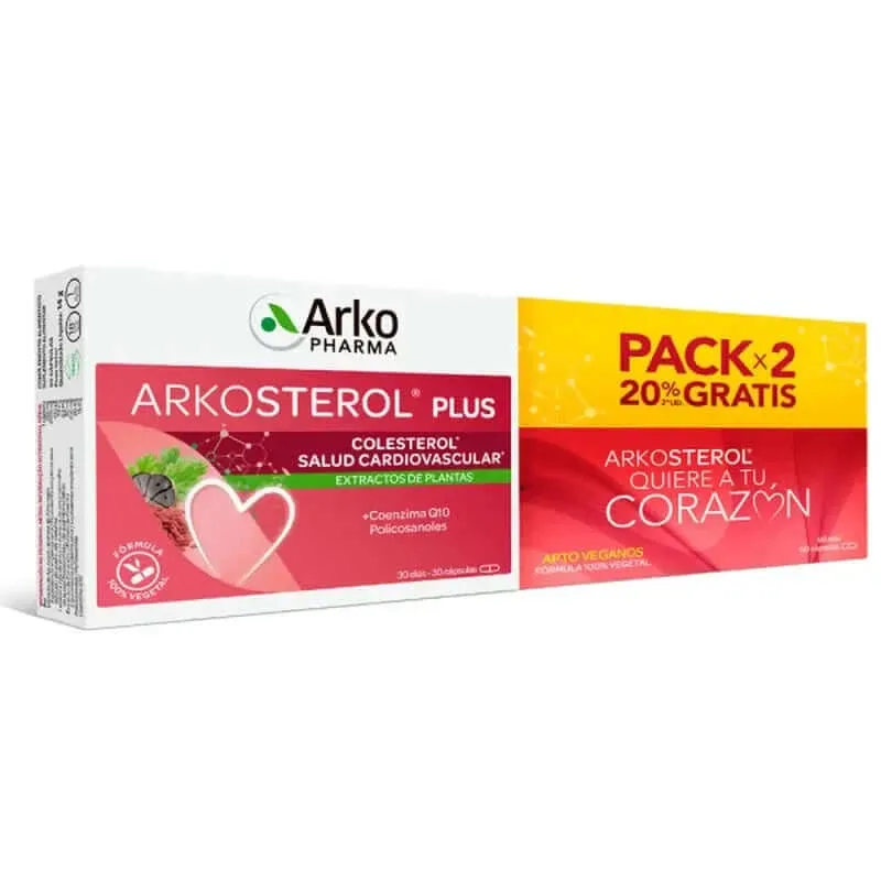 Arkosterol Plus DUPLO 2x30 Caps Arkopharma — preț și oferte