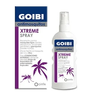 Spray repelent pentru țânțari Goibi Extreme Tropical 75ml — preț și oferte