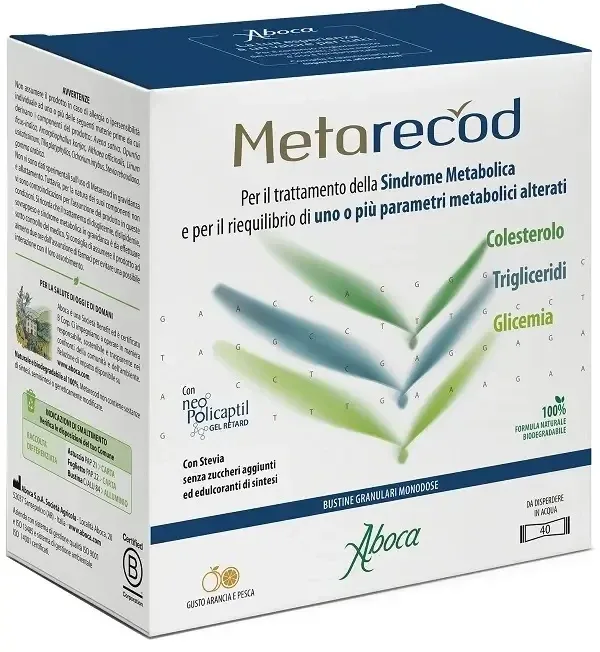 Metarecod 40 Pliculețe Granulare X 2.5g ABOCA — preț și oferte