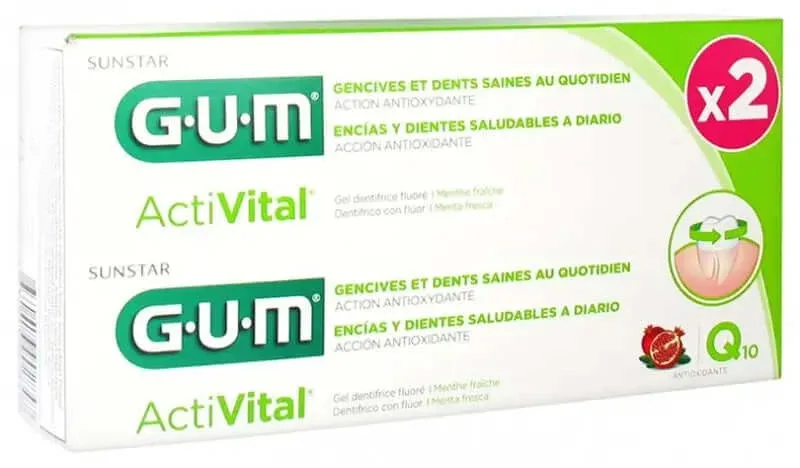 GUM DUPLO ActiVital Paste 2 x 75ml — preț și oferte
