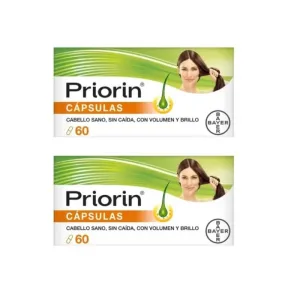 Priorin Anti-pierderea parului Pachet 2 x 60 capsule