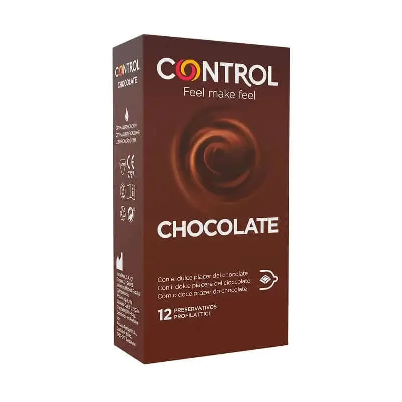 Control Adapta SexSense Prezervative de ciocolată, 12Ud — preț și oferte